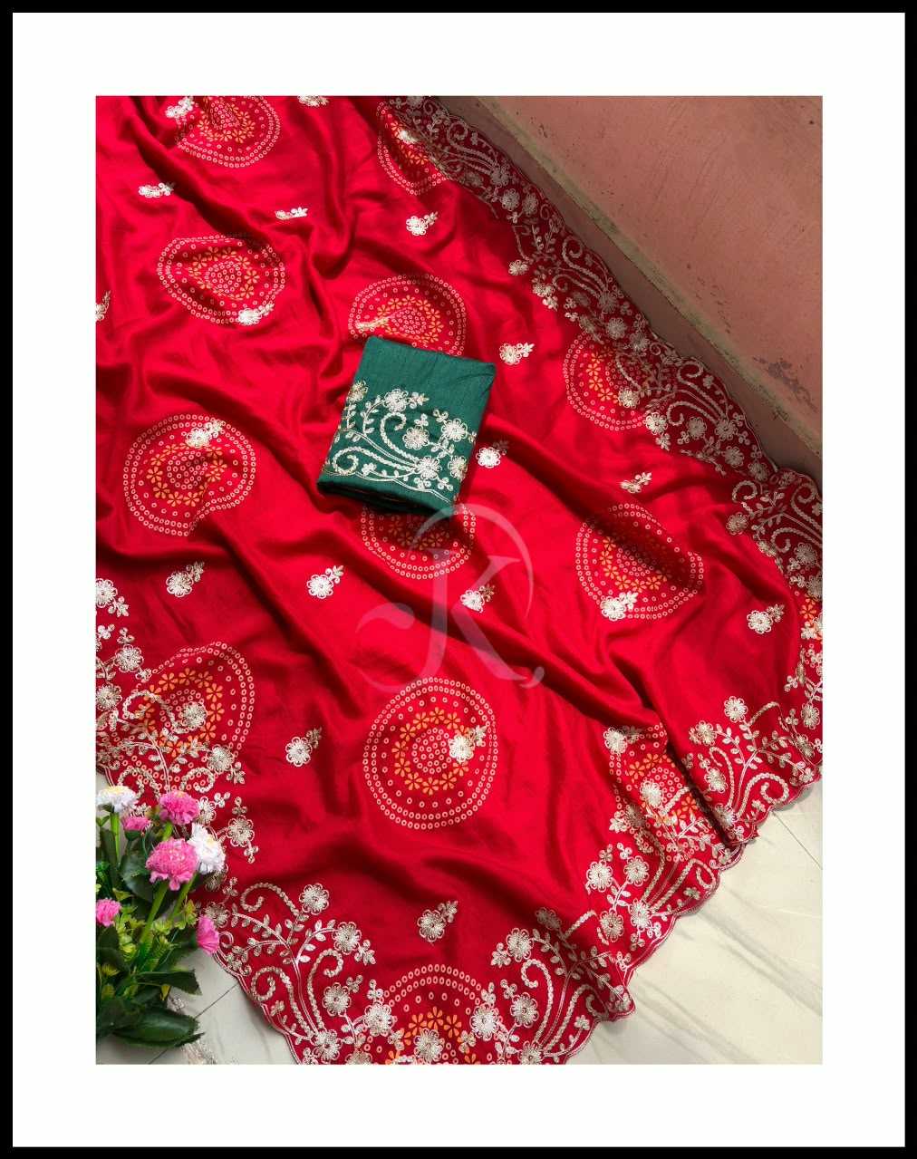 Vichitra Silk Heavy Saree