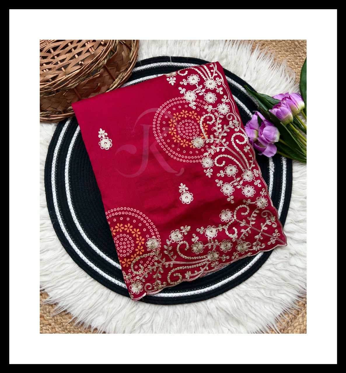 Vichitra Silk Heavy Saree