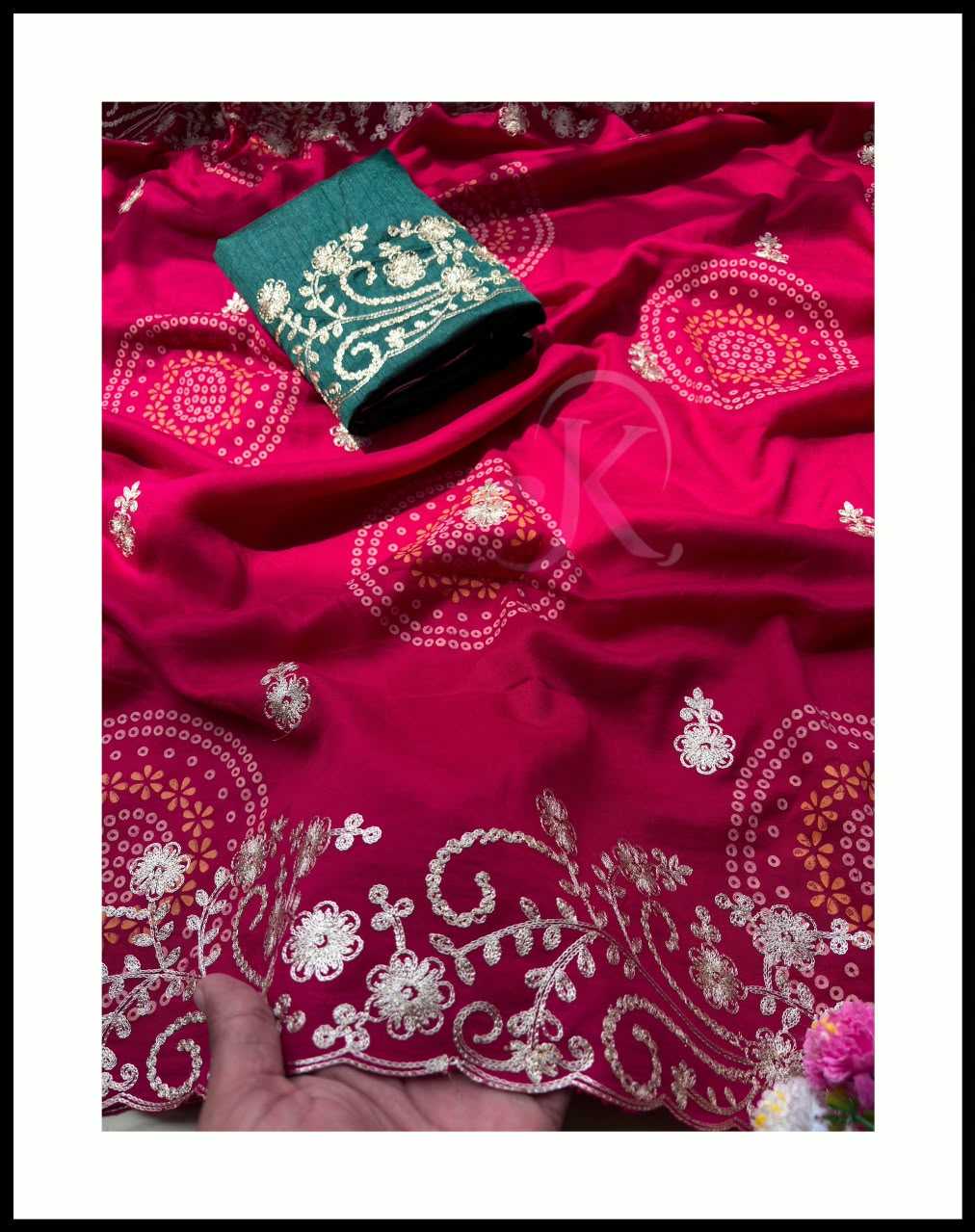 Vichitra Silk Heavy Saree