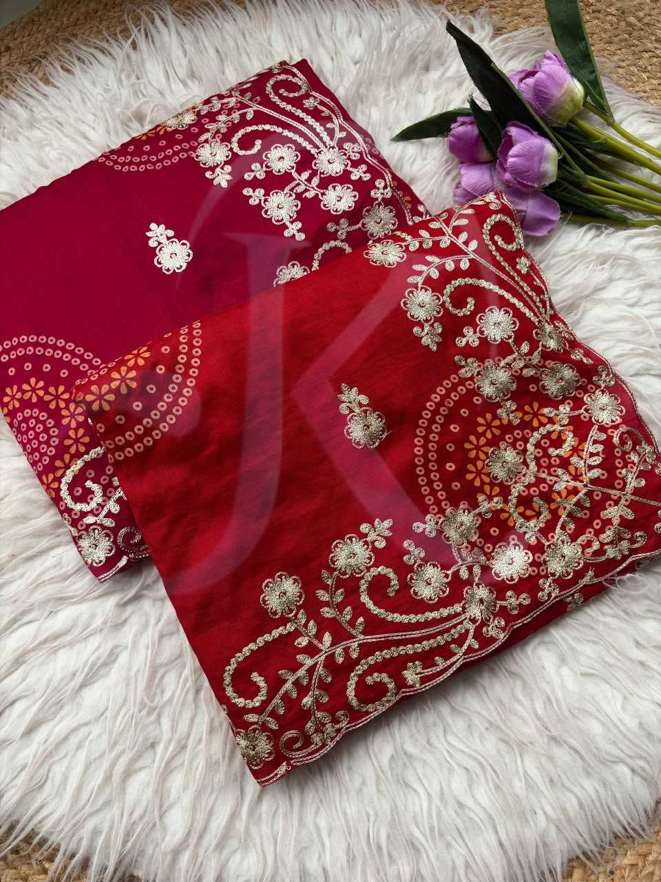 Vichitra Silk Heavy Saree