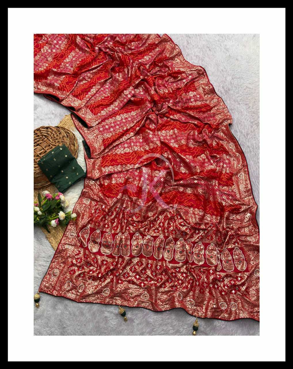 Soft Dola Hand Work Saree