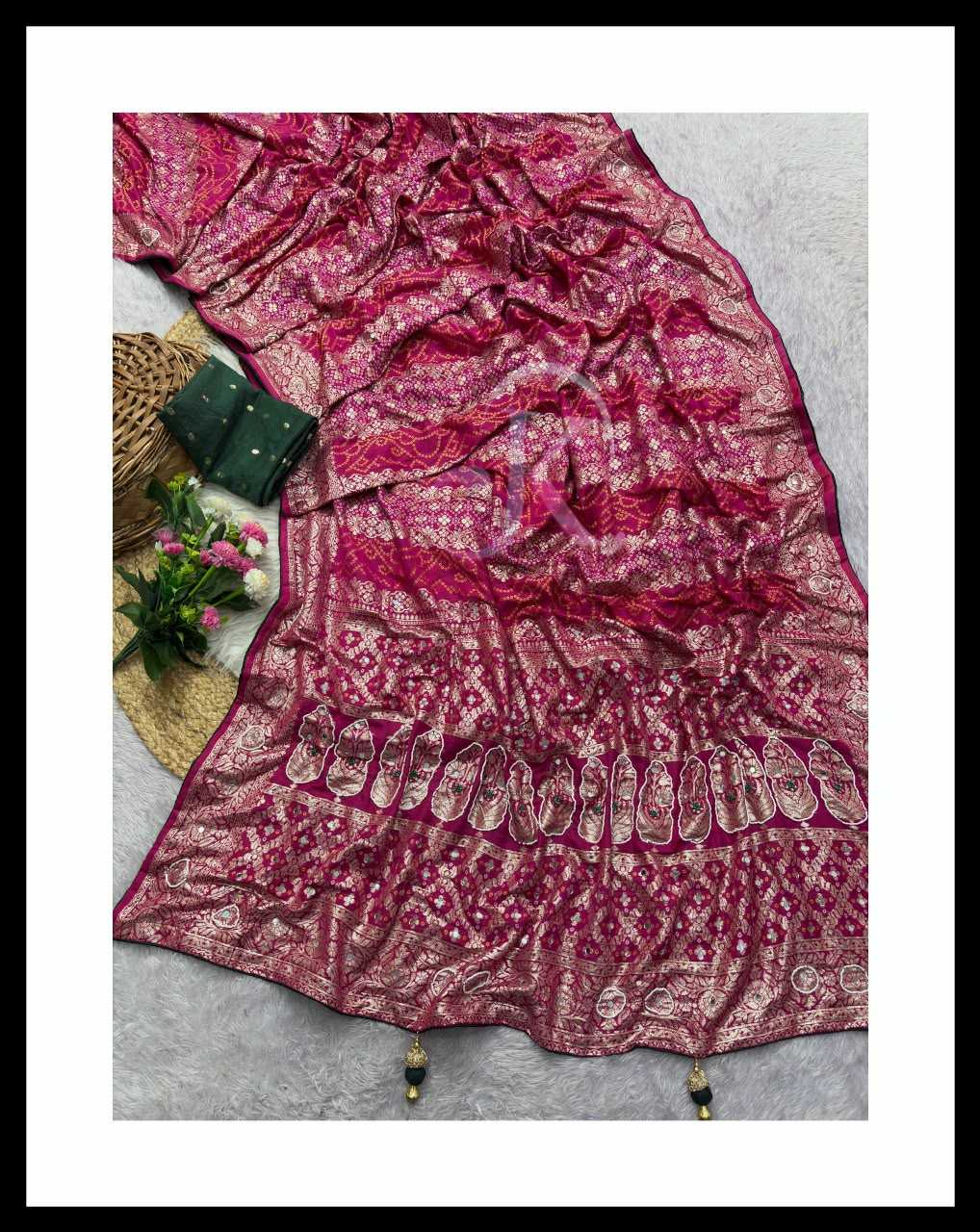 Soft Dola Hand Work Saree