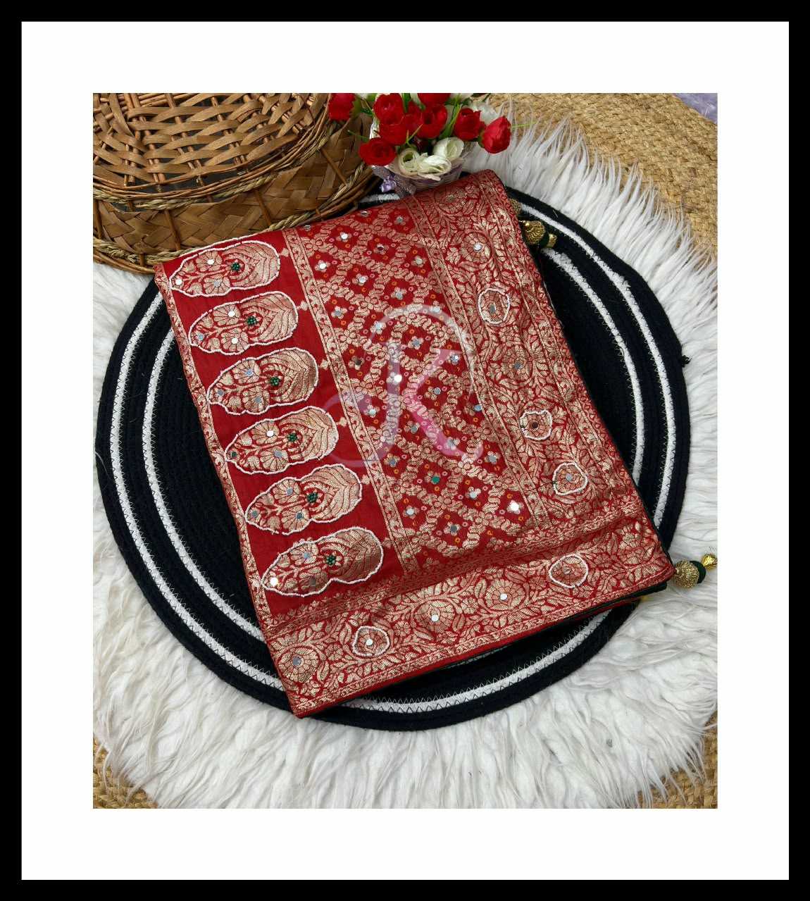 Soft Dola Hand Work Saree