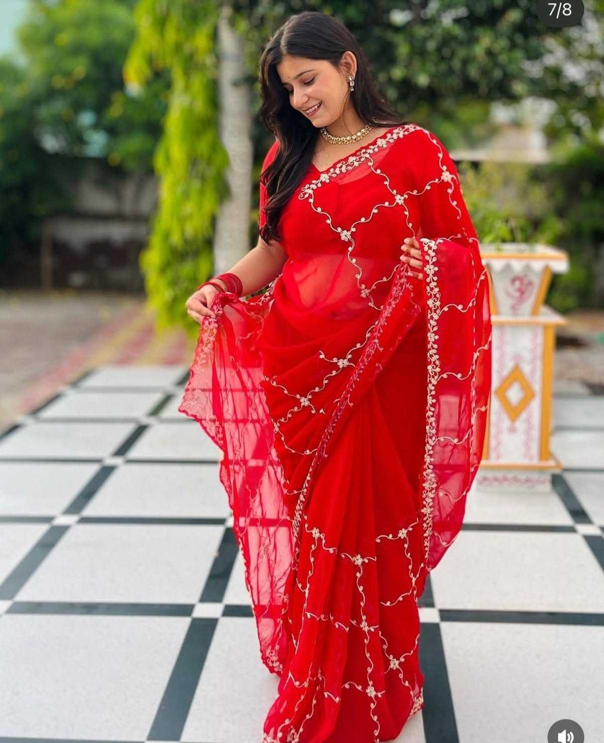 Premium Georgette Designer Saree