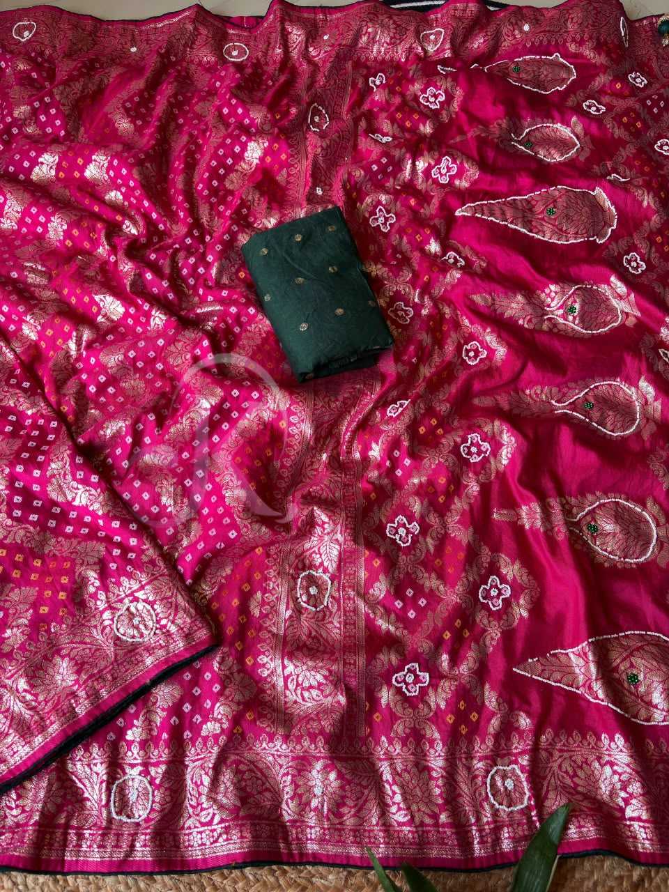 Dola Silk Saree in Red