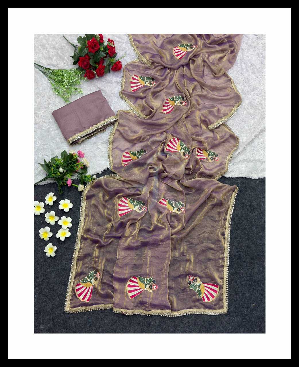 Satin Silk Soft Saree