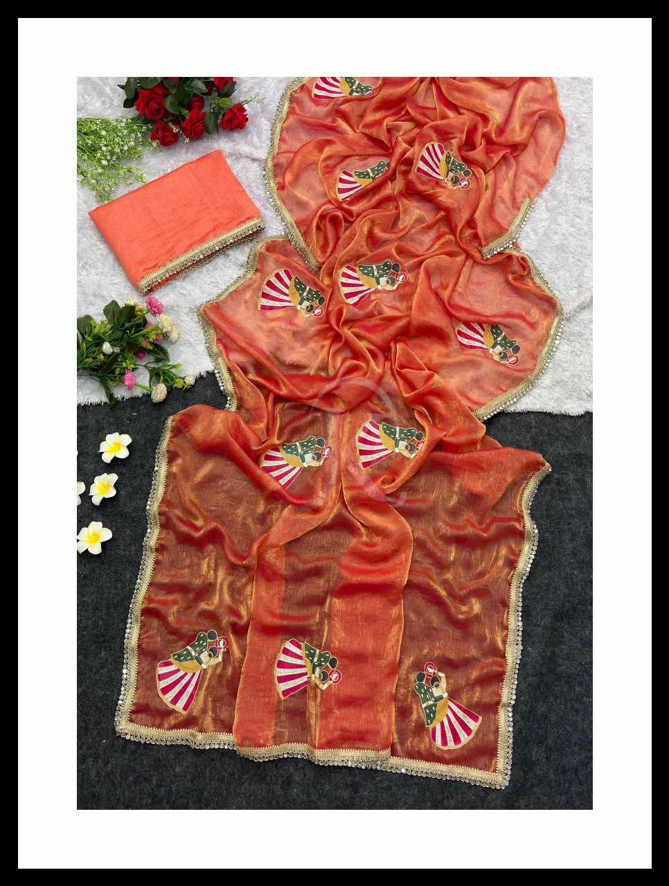 Satin Silk Soft Saree