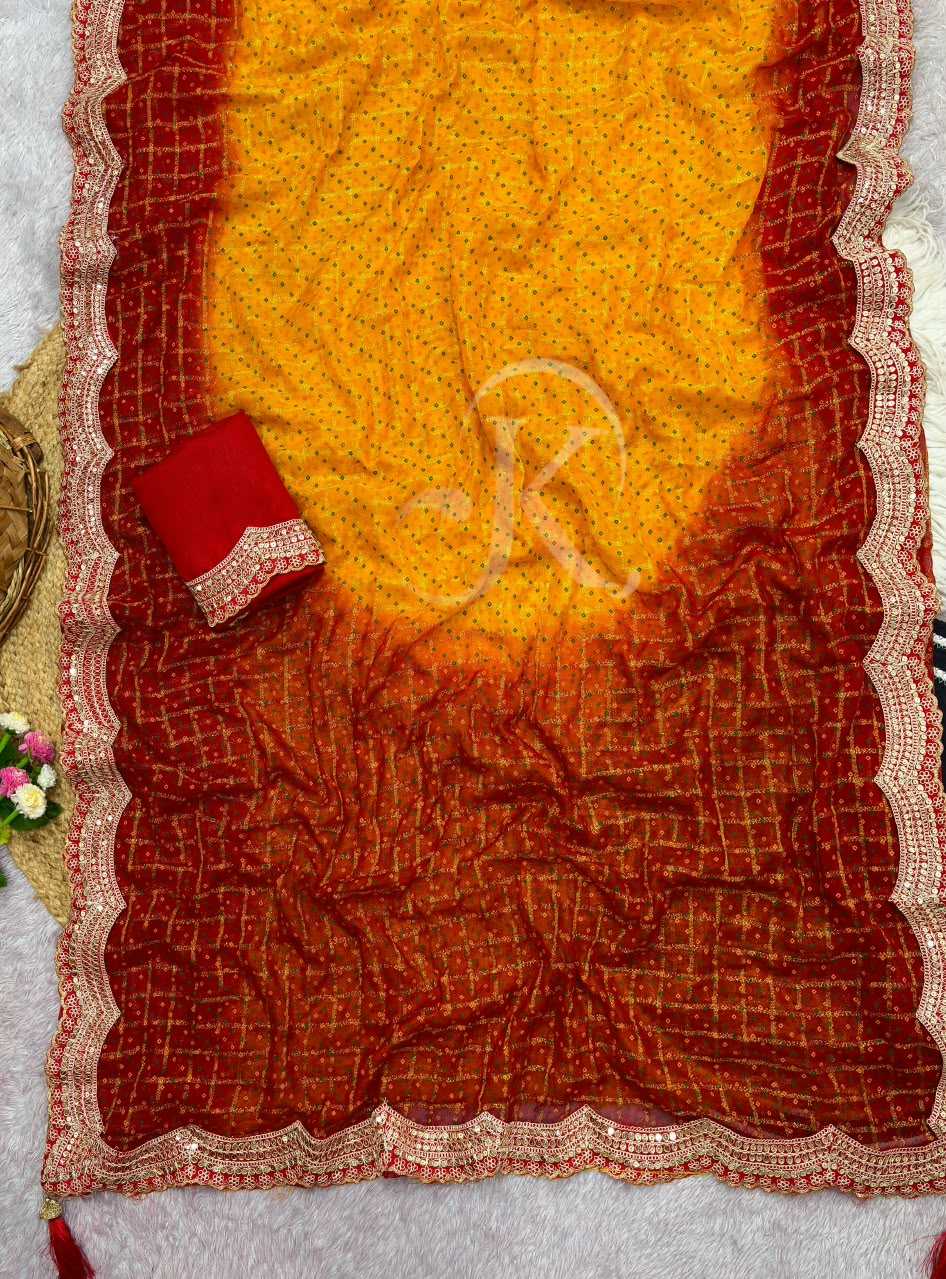 Viscose Sequence Saree