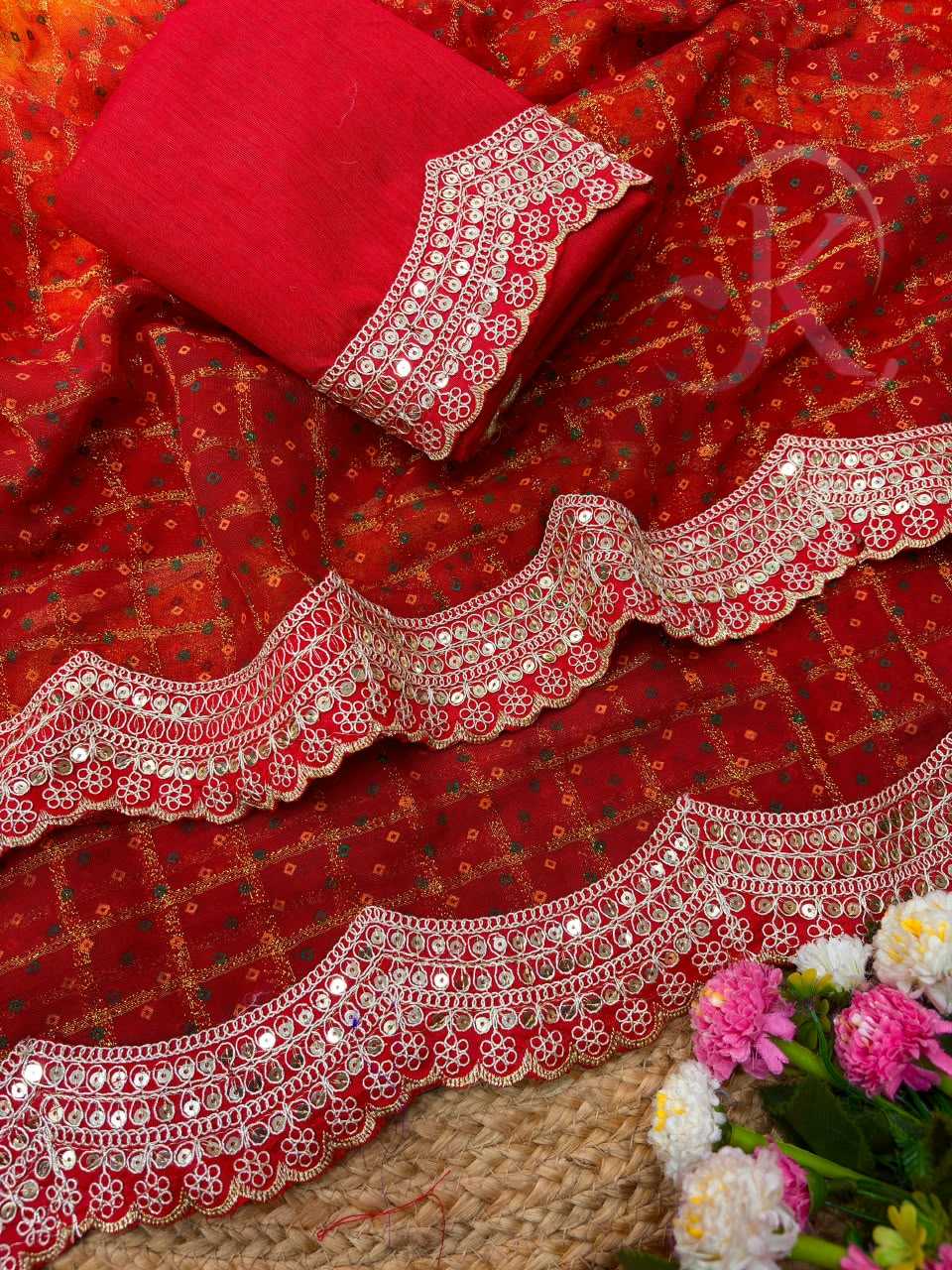 Viscose Sequence Saree