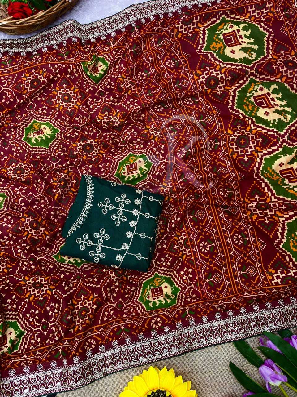 Soft Cotton Sequence Saree 503