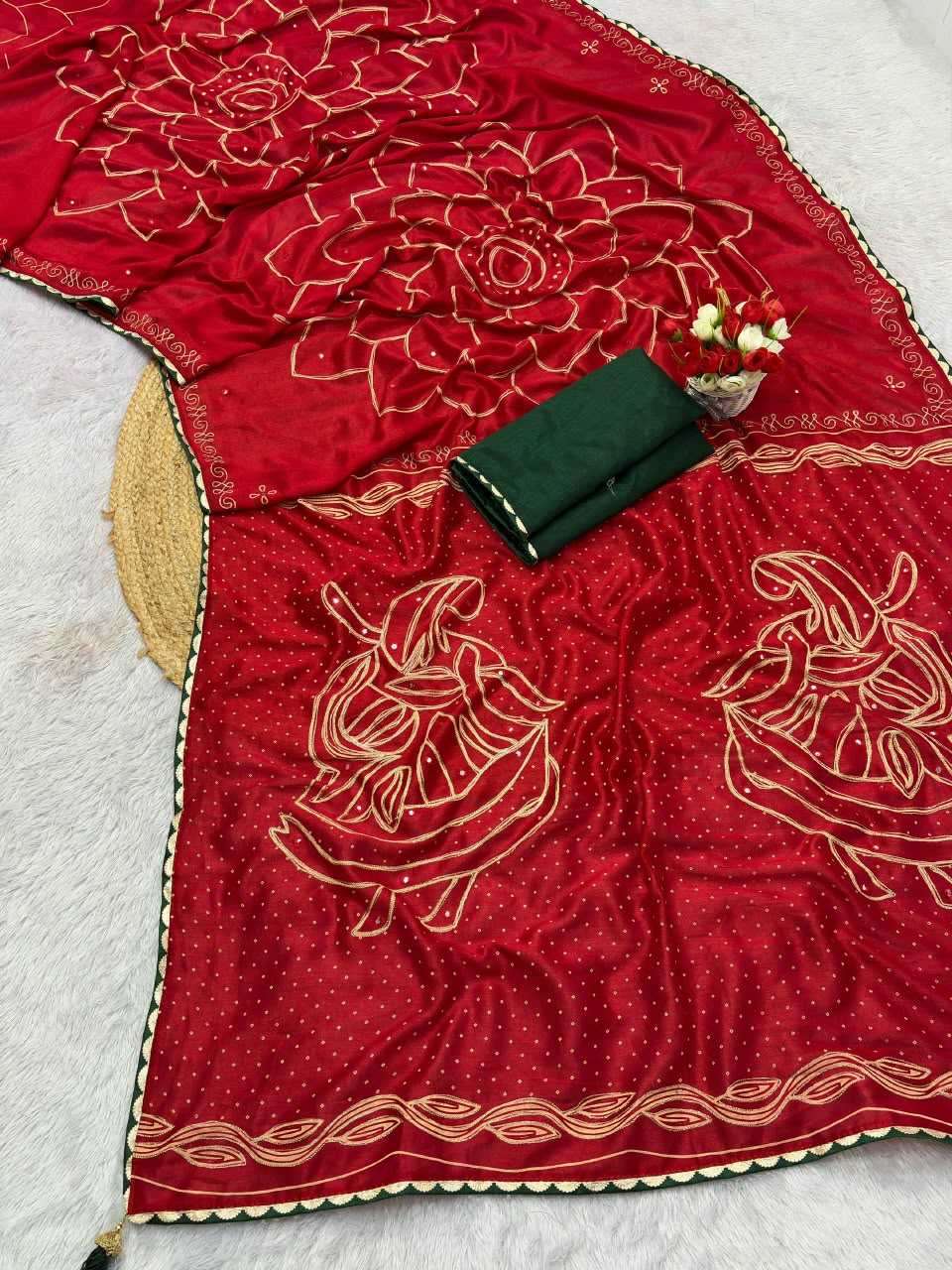 Anahita Vichitra Silk Soft Saree