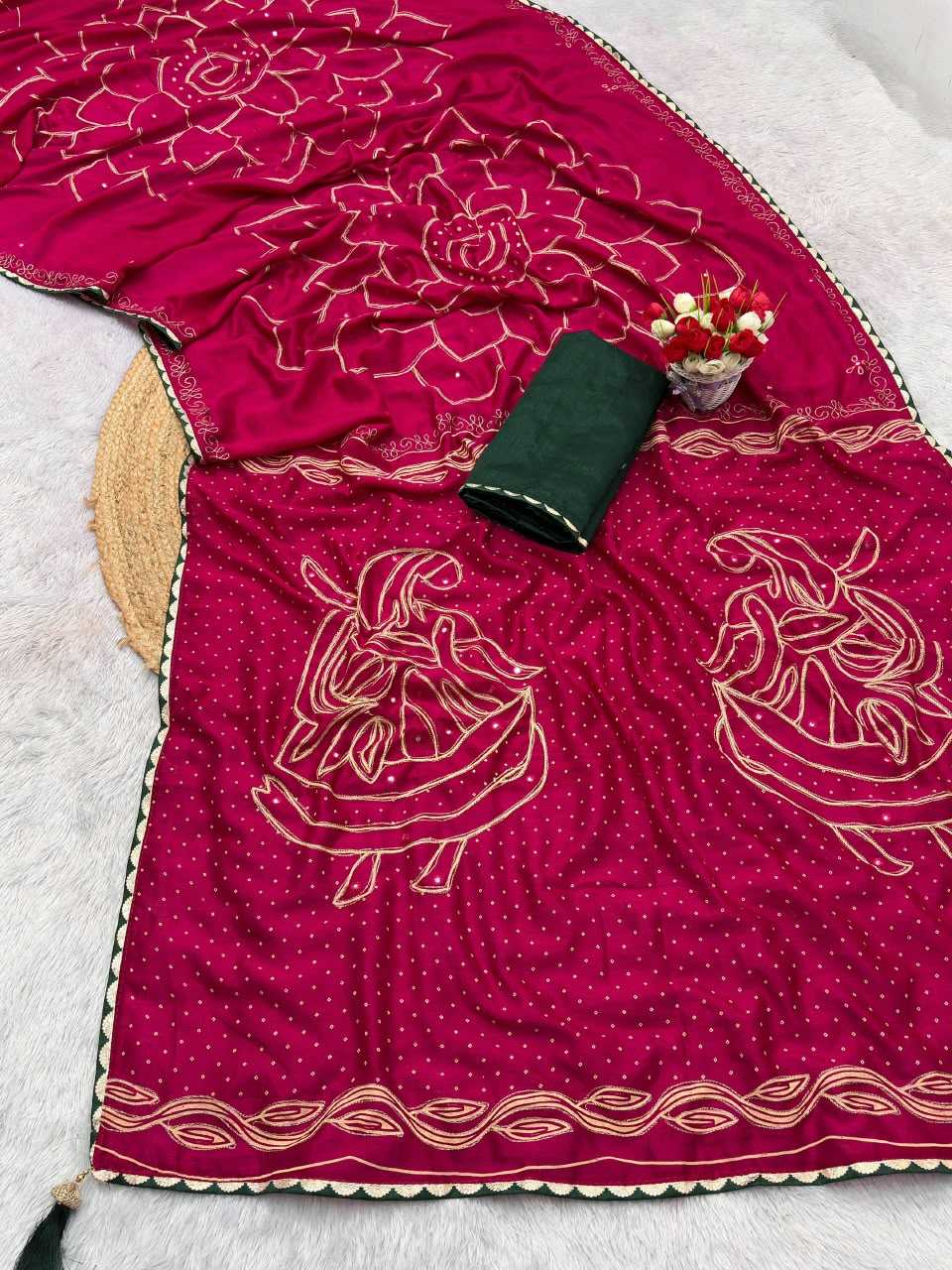 Anahita Vichitra Silk Soft Saree