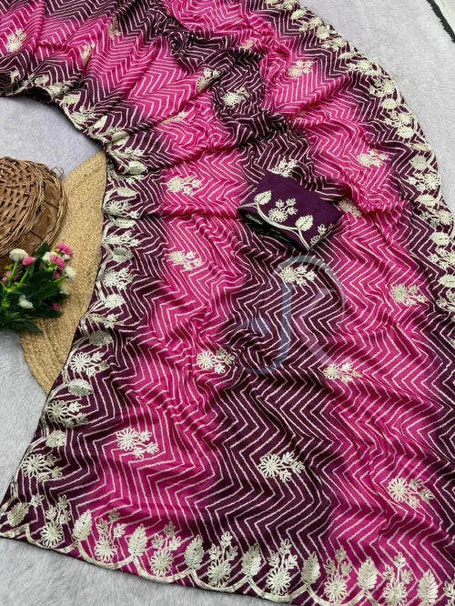Ananya Chinon Silk Soft Saree