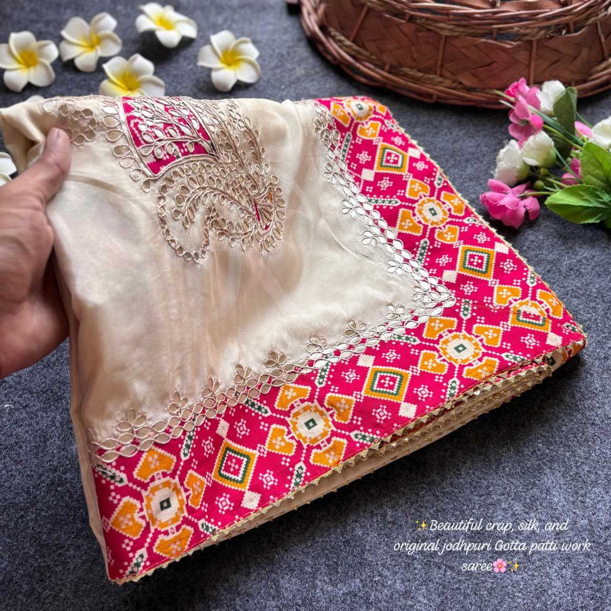 Anvi Crepe Silk Saree