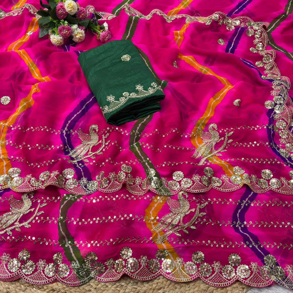 Avika Georgette Saree