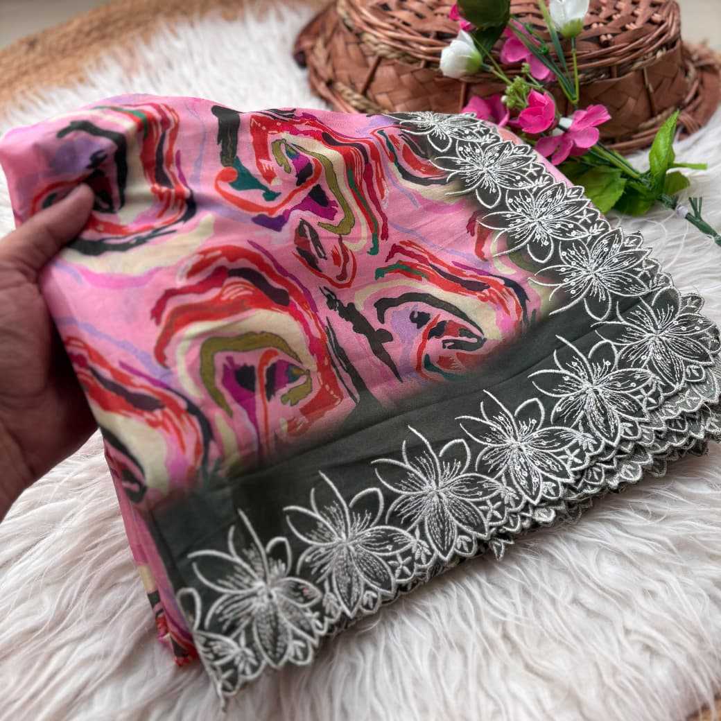 Chinon Silk Traditional Saree