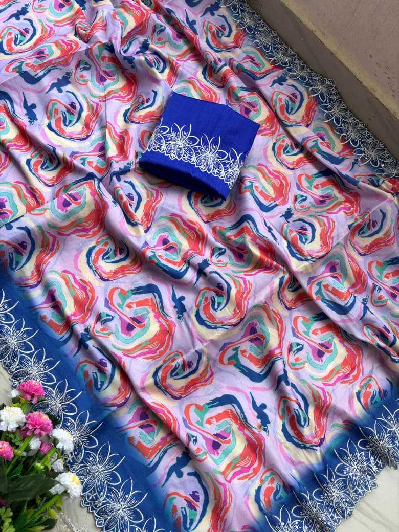 Chinon Silk Traditional Saree