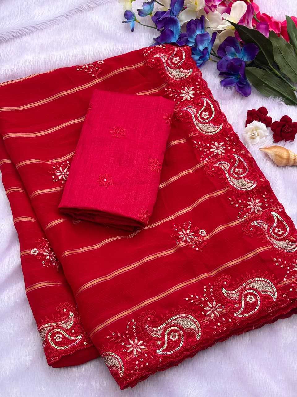 Viscose Sequence Saree 201