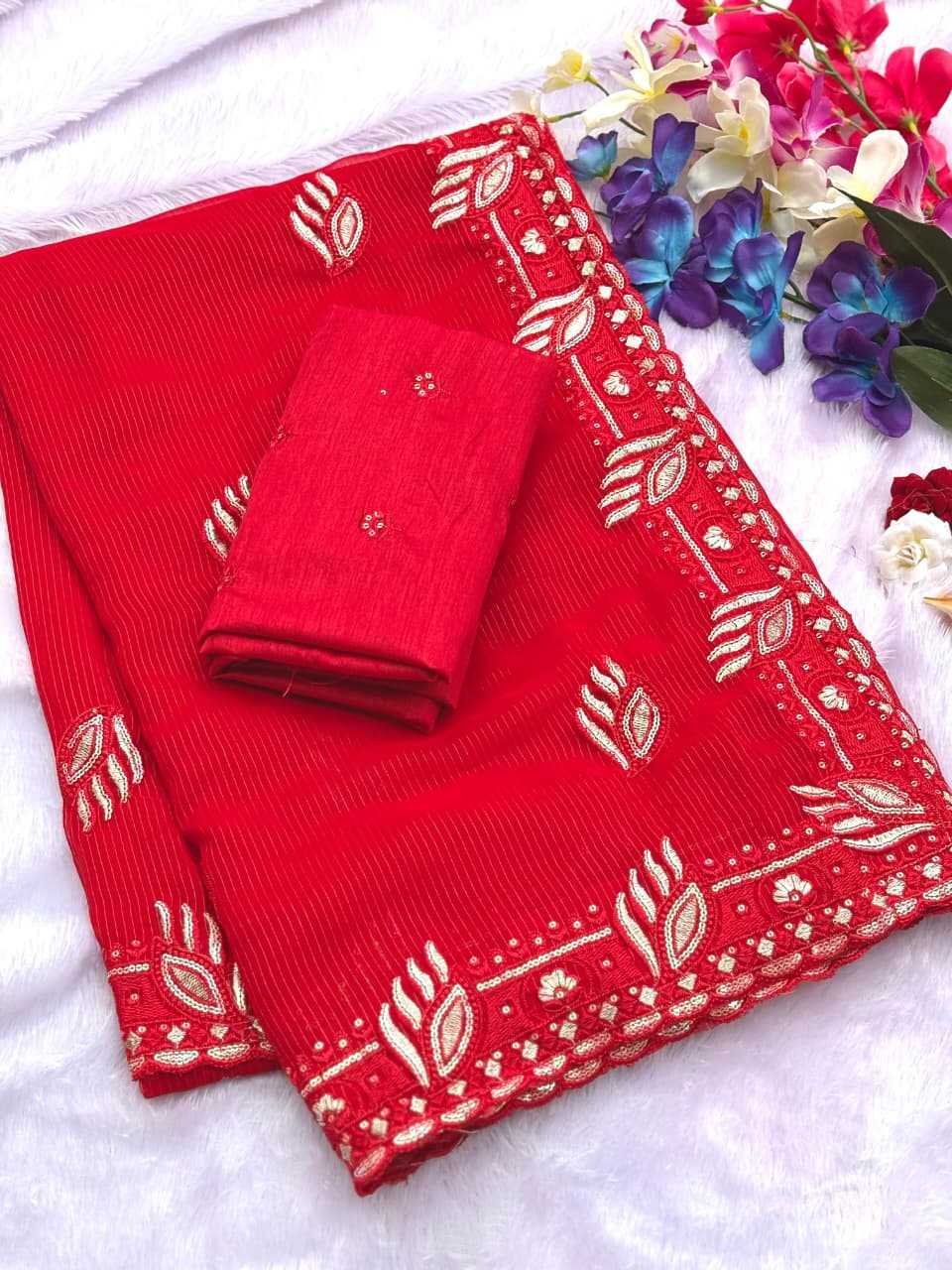 Viscose Sequence Saree 201