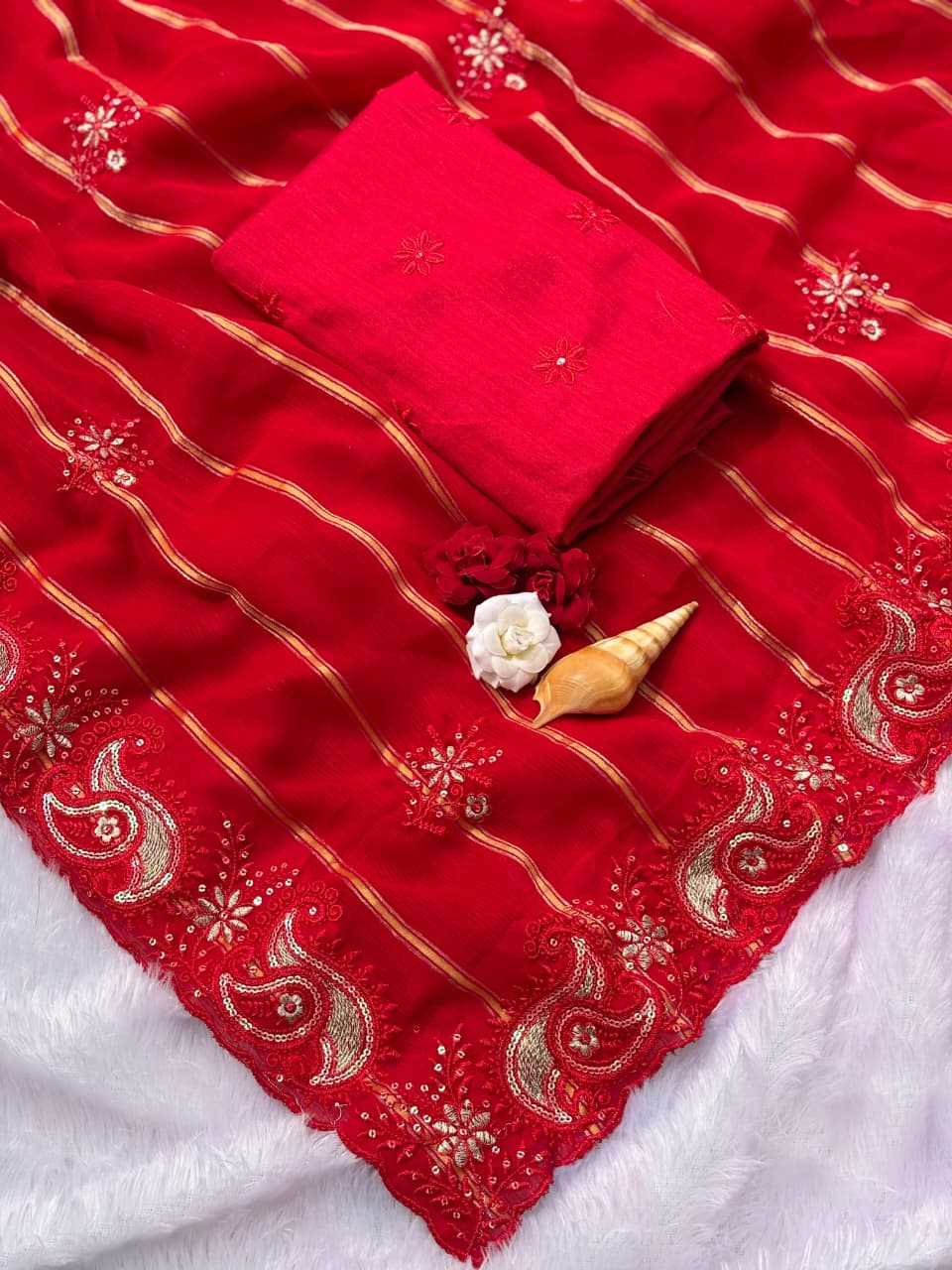 Viscose Sequence Saree 201