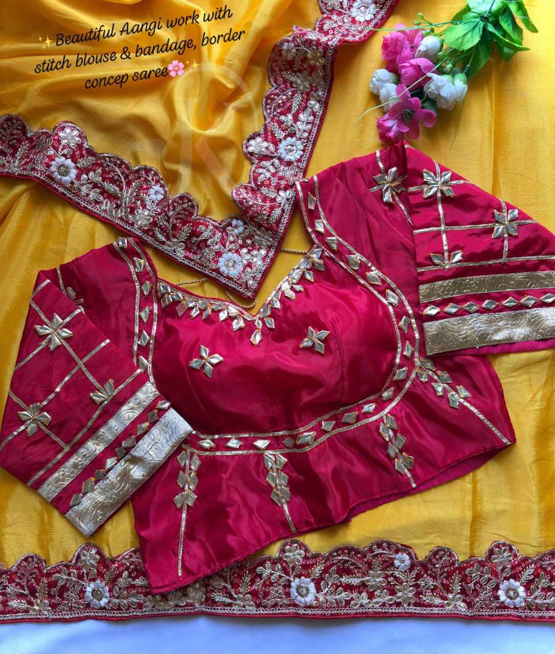 Chinon Silk Soft Saree 384