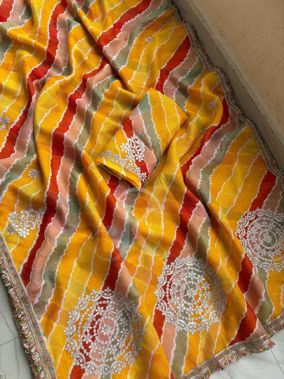 Soft Kota Leheriya Saree