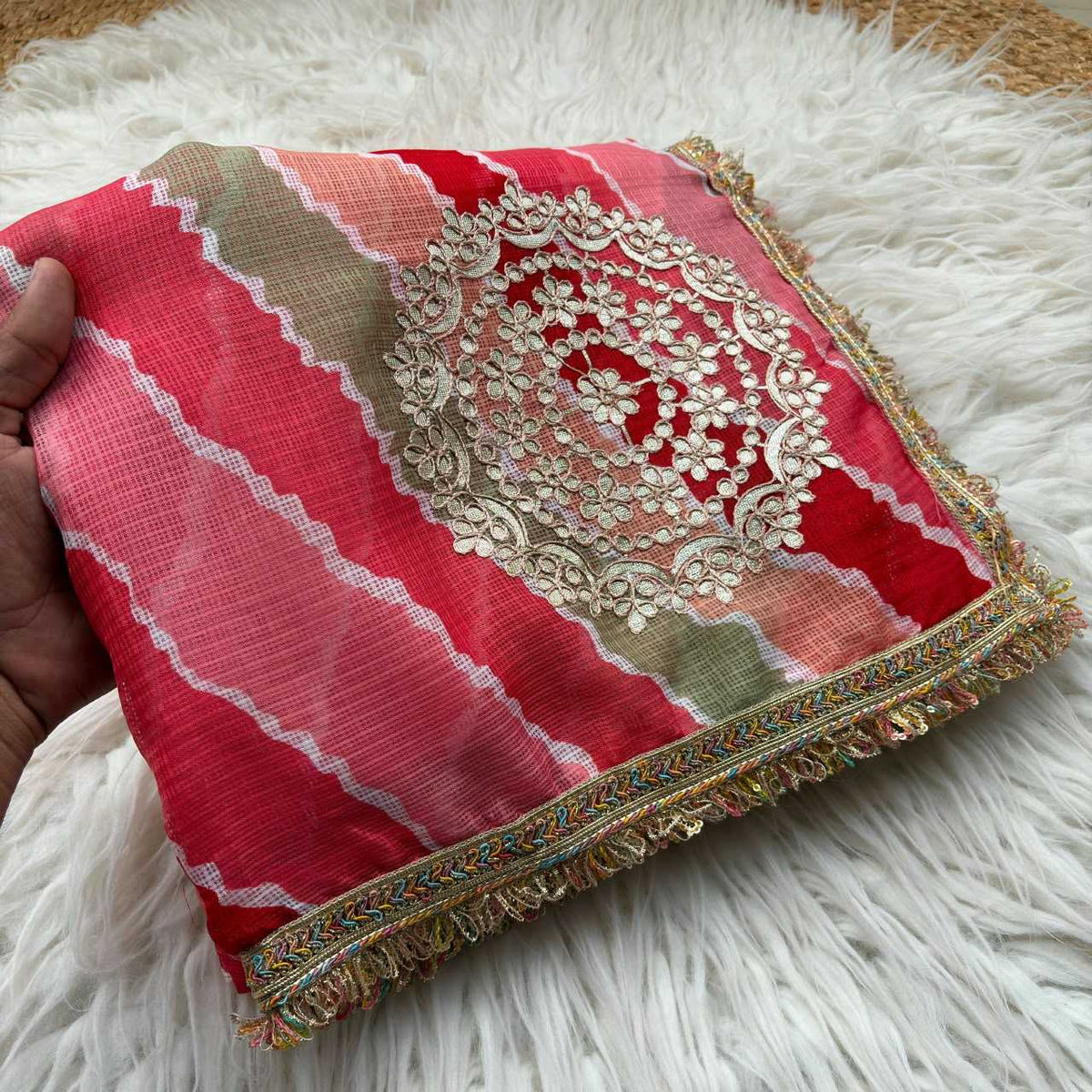 Soft Kota Leheriya Saree