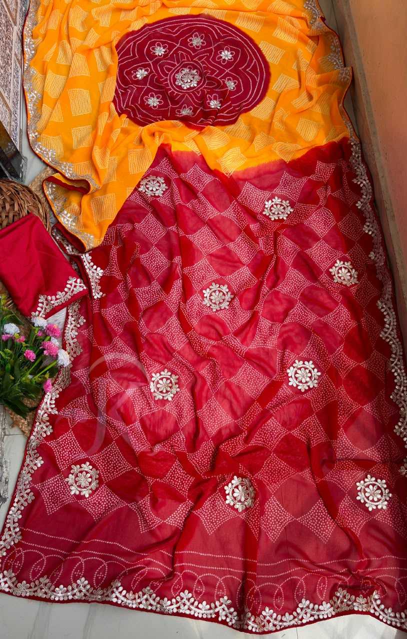 Premium Georgette Designer Saree 445