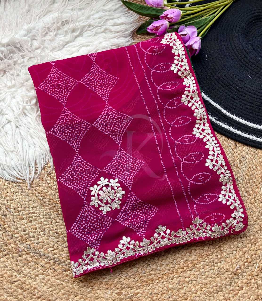 Premium Georgette Designer Saree 445