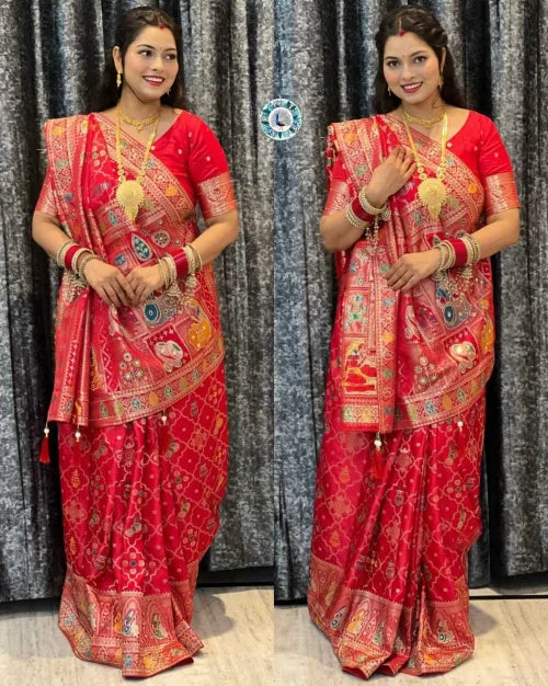 Dola Silk Saree in Purple