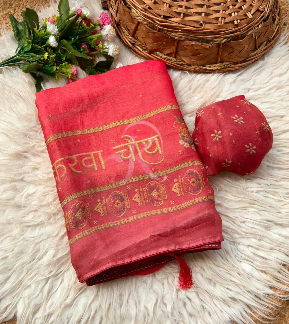 Satin Traditional Saree