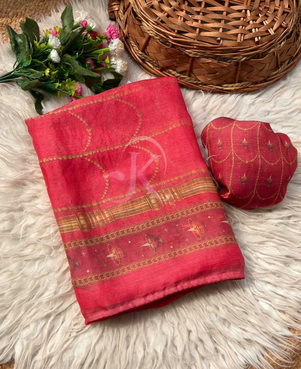 Satin Traditional Saree