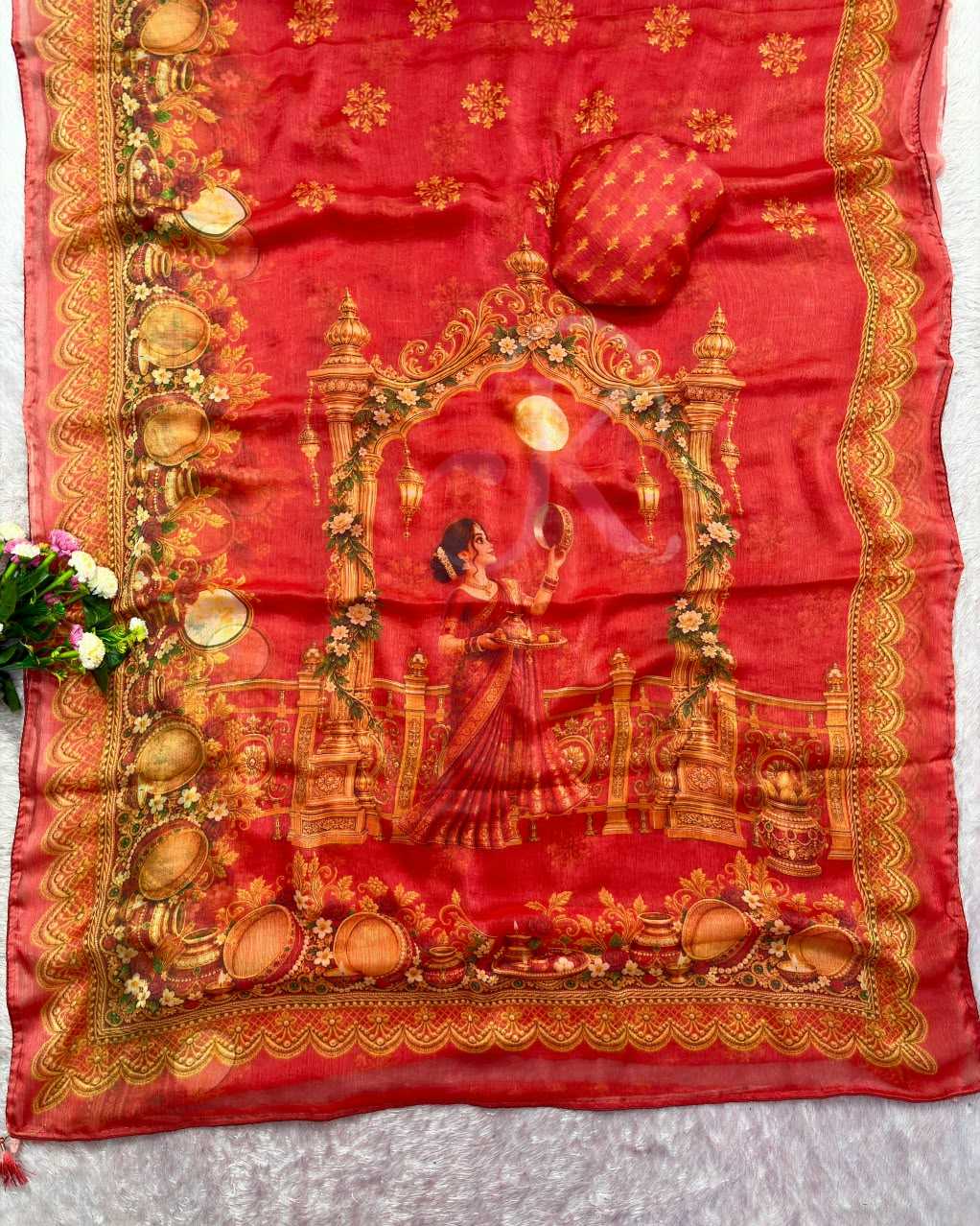 Satin Traditional Saree