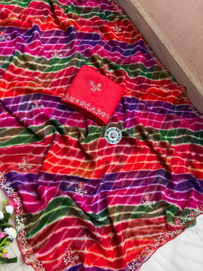 Zaina Chiffon Sequence Saree