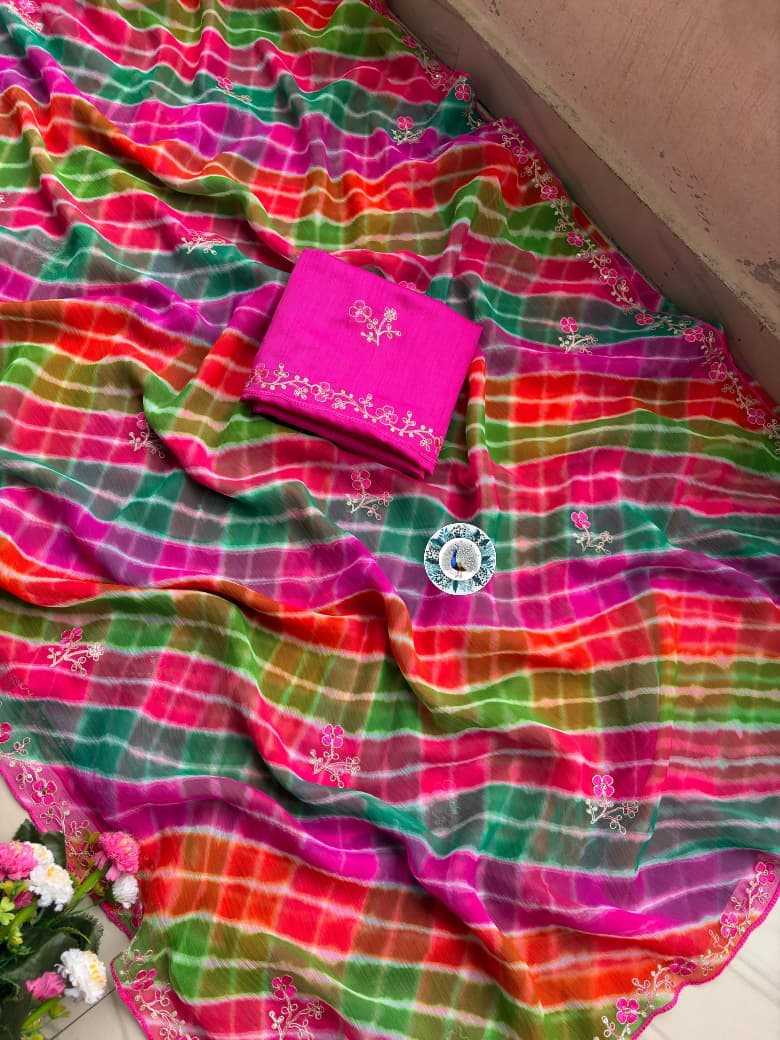 Zaina Chiffon Sequence Saree