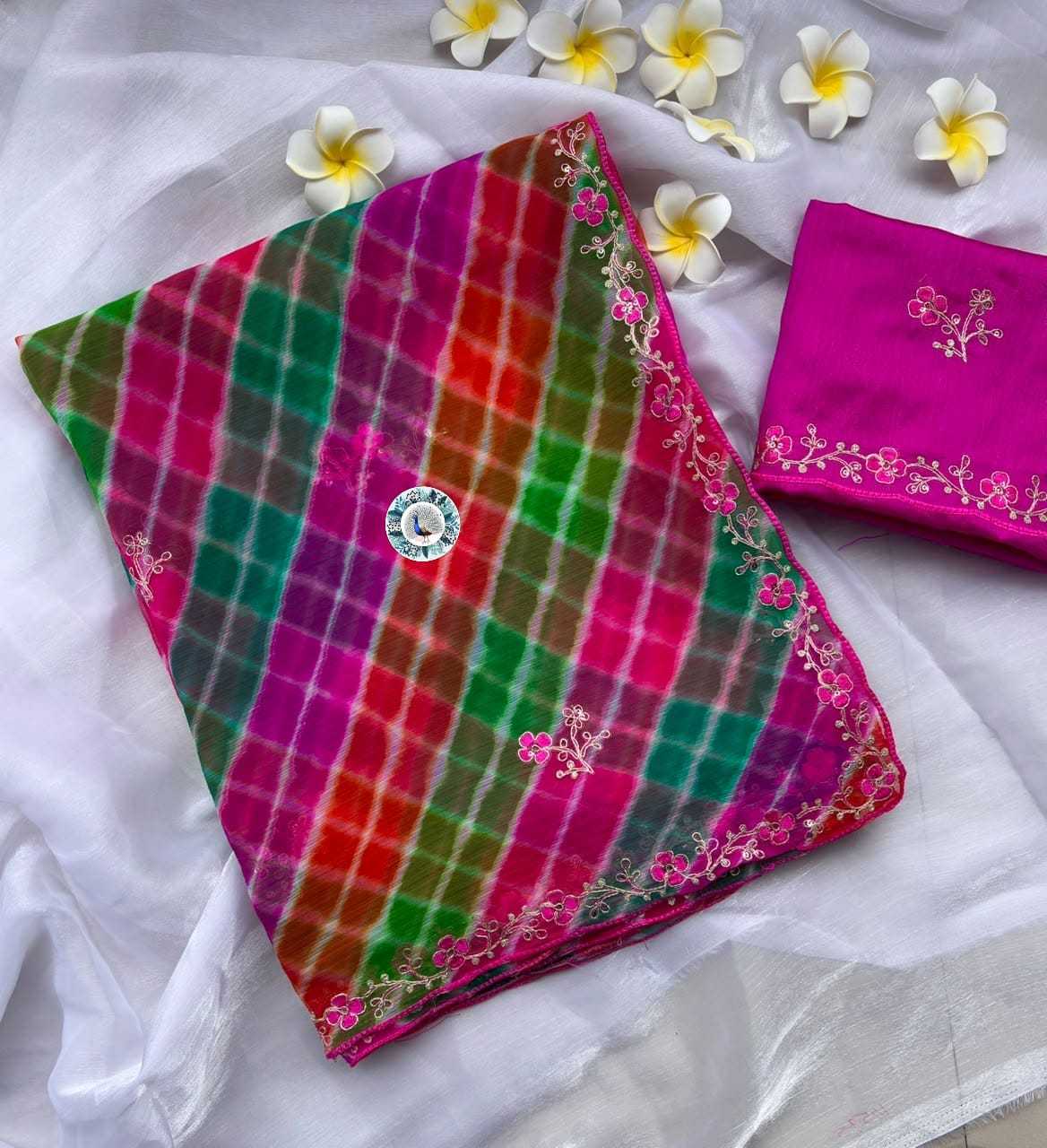 Zaina Chiffon Sequence Saree