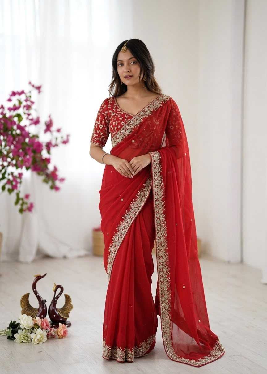 Rangoli Silk Sequence Saree 5526