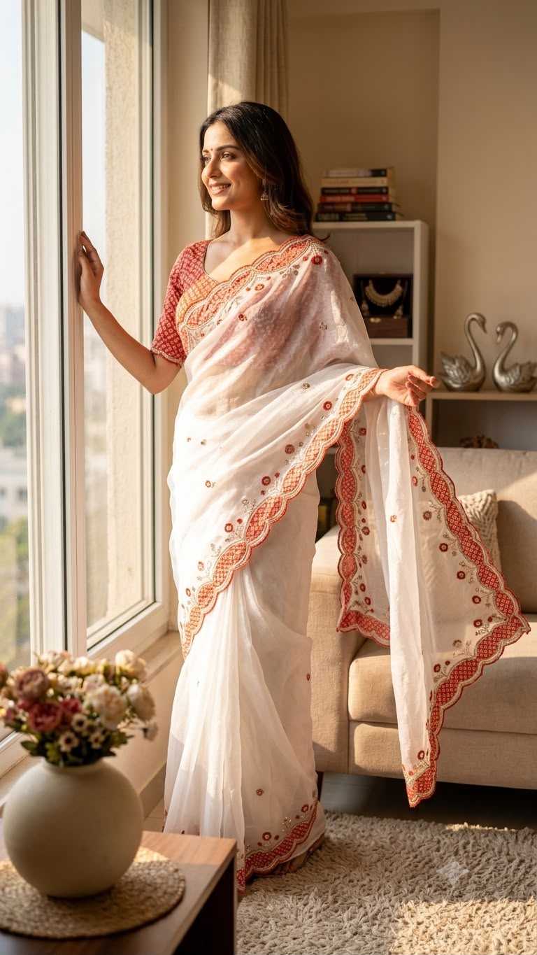 Georgette Designer Saree 5544