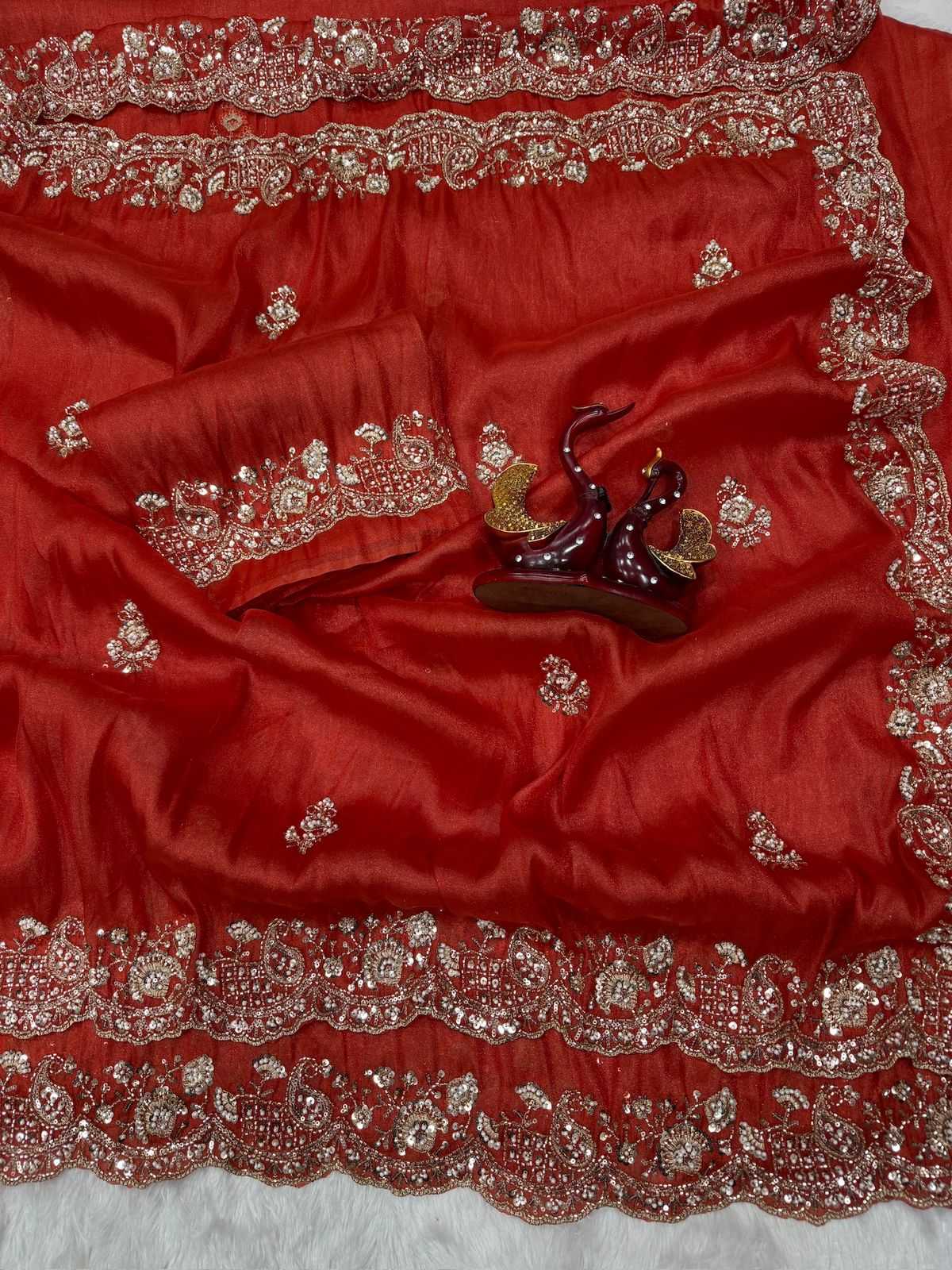 Tissue Silk Designer Saree 5586