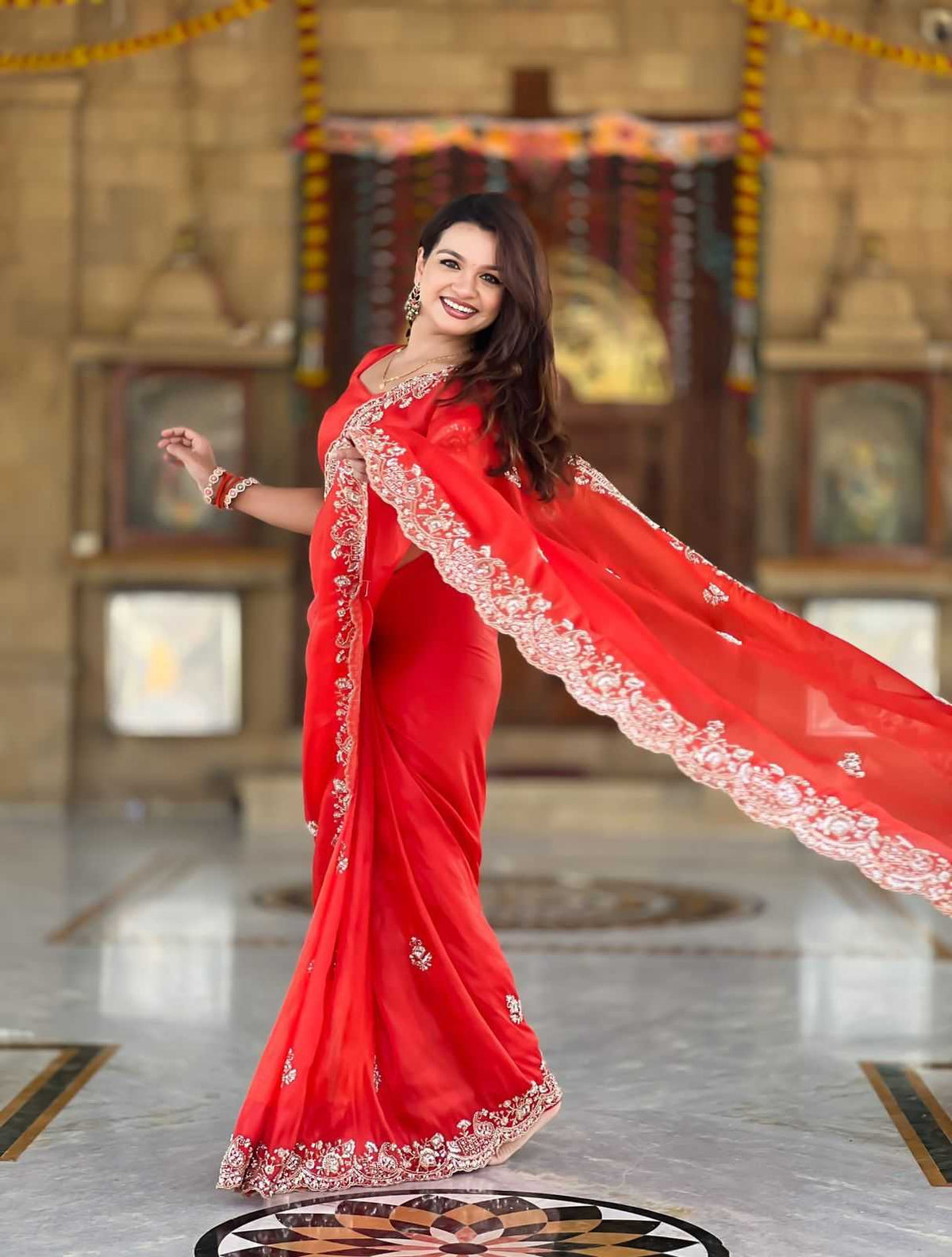 Tissue Silk Designer Saree 5586