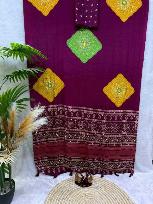 Satin Printed Saree