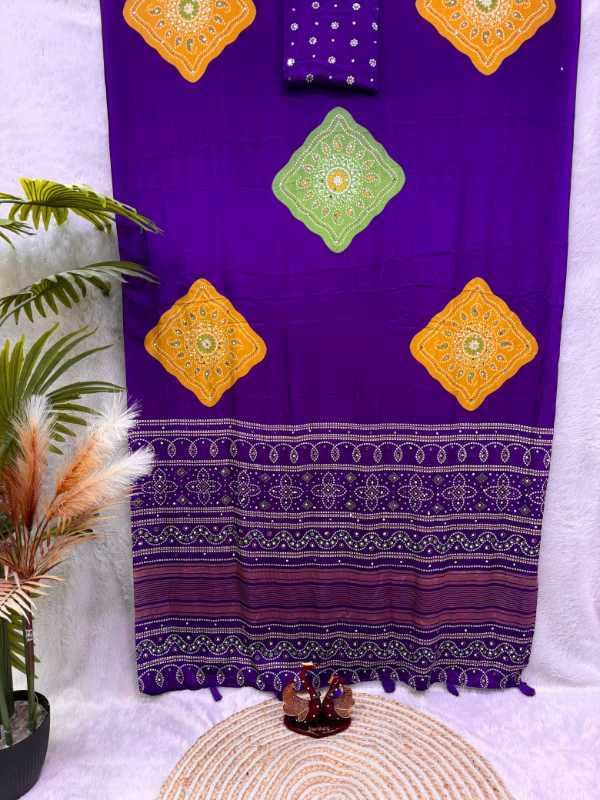 Satin Printed Saree