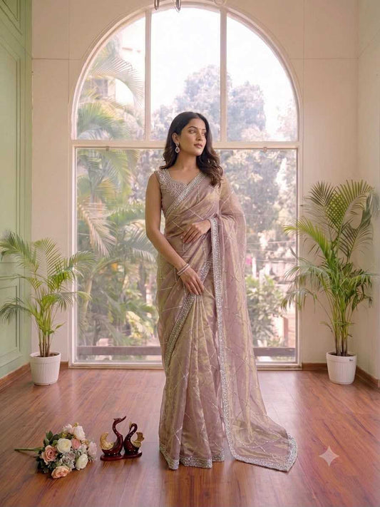 Space Silk Designer Saree 5611
