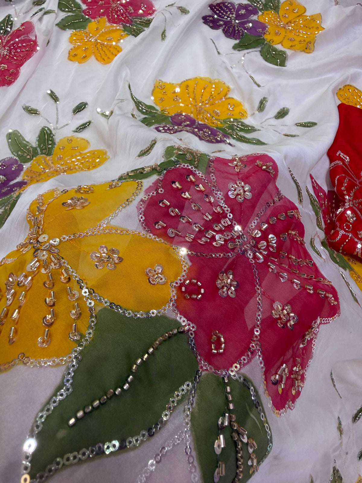 Tabby Silk Printed Saree