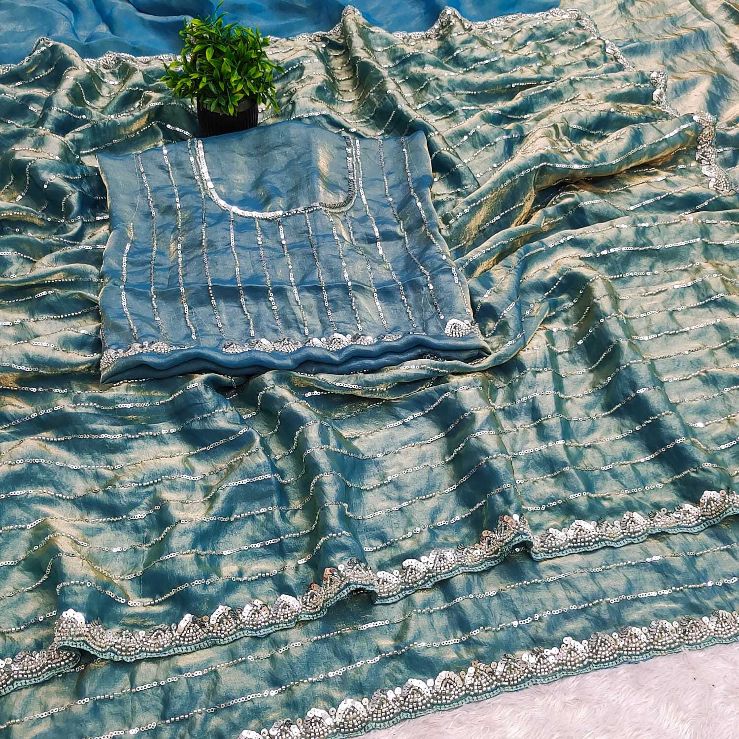 Party Wear Silk Saree