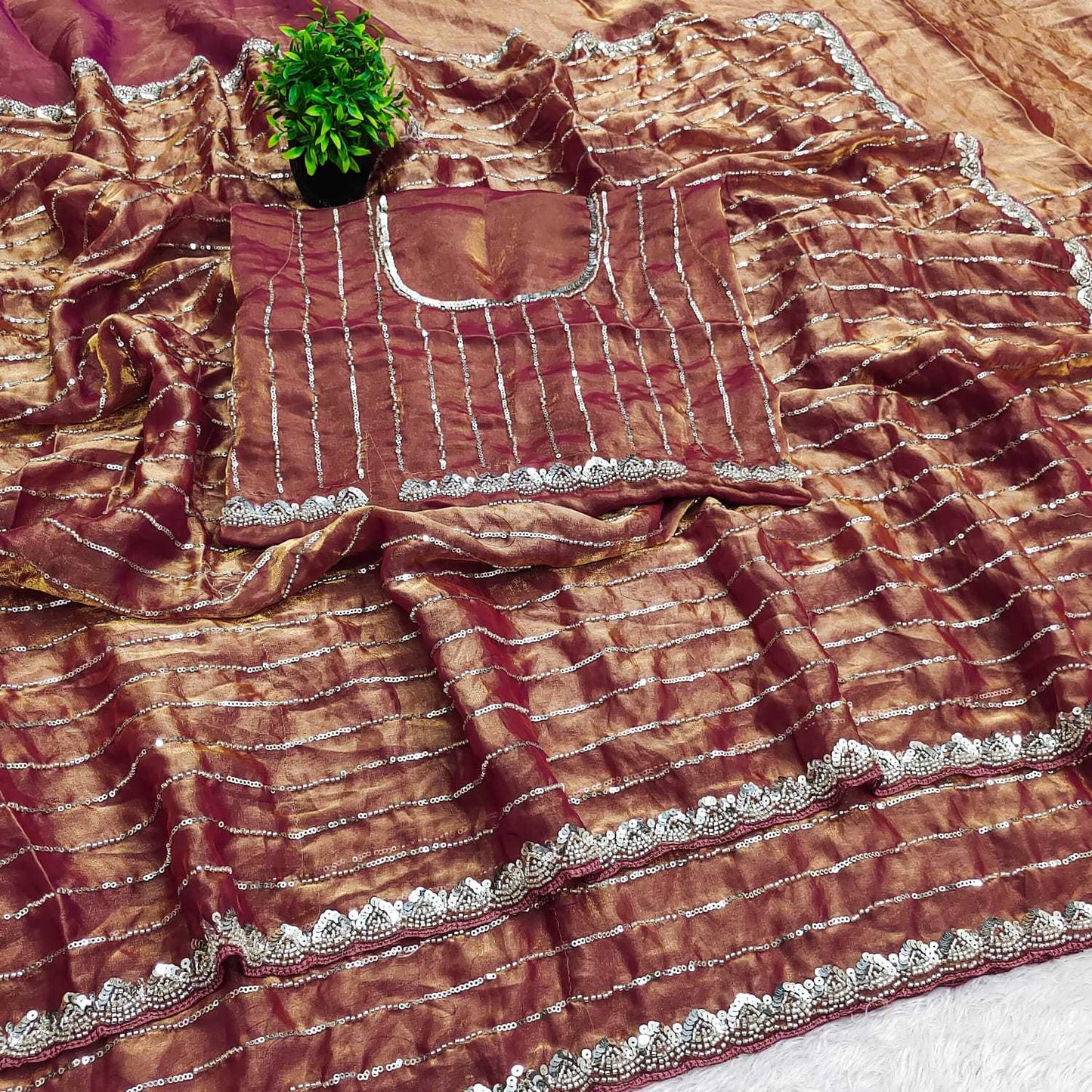 Party Wear Silk Saree