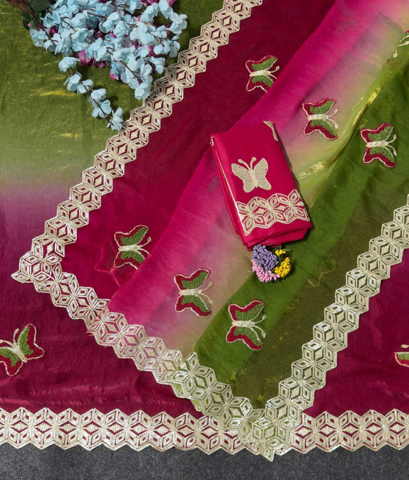 Space Silk Designer Saree