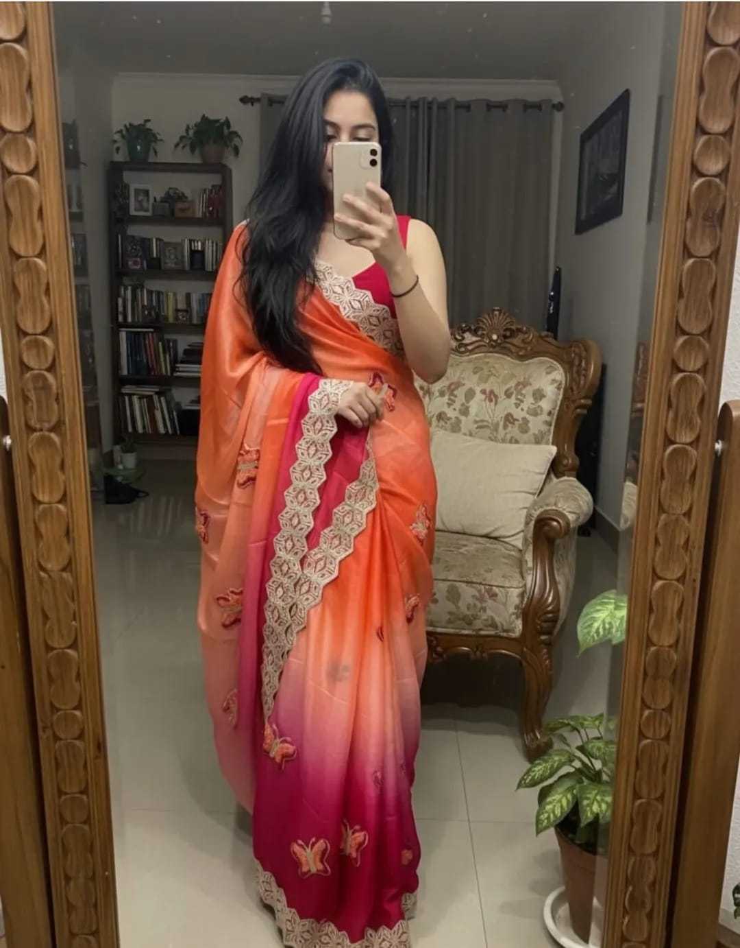 Space Silk Designer Saree