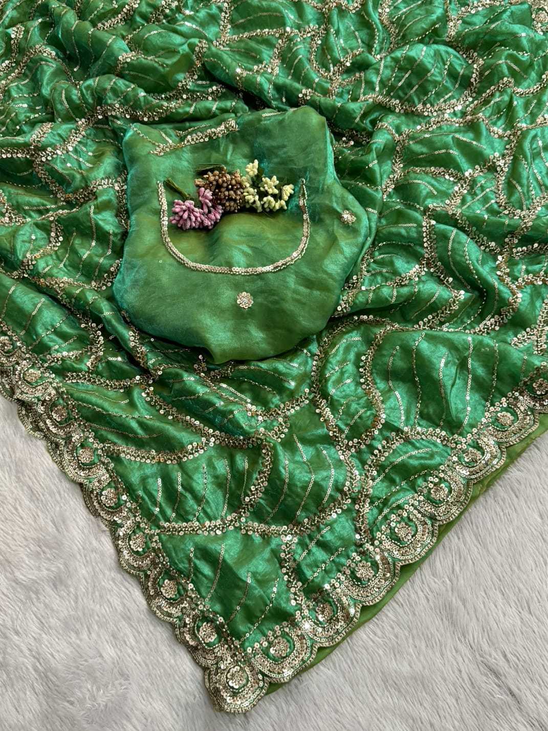 Space Silk Designer Saree