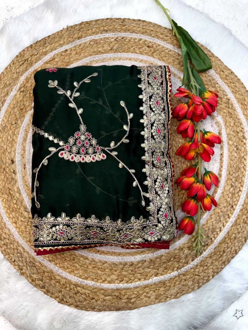 Chiffon Designer Saree